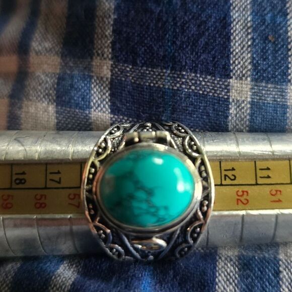 Poison ring 9.25 silver - Picture 7 of 8